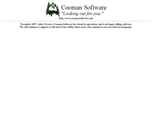 Tablet Screenshot of coomansoftware.com